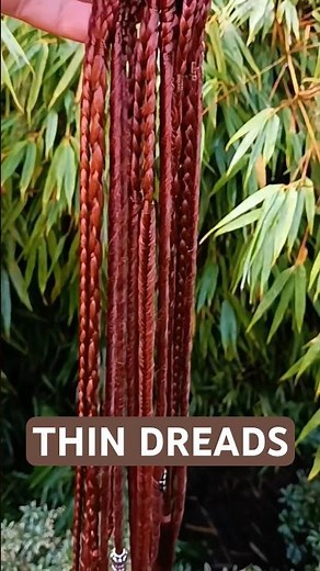 Thin Dreadlocks | Custom Set in Different Lengths