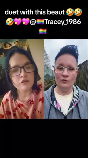 #duet with @🏳️‍🌈 Tracey_1986 🏳️‍🌈 #fyp #lesbiansoftiktok🏳️‍🌈🏳️‍🌈🏳️‍🌈 #notgoingtobequietanymore #singlelesbiansoftiktok