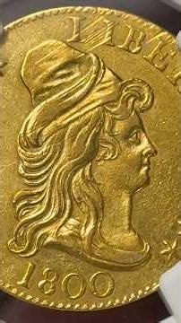 1800 Gold Draped Bust Coin 🇺🇸 | 225+ Years of American History #coinhistory #coinage #numismatists