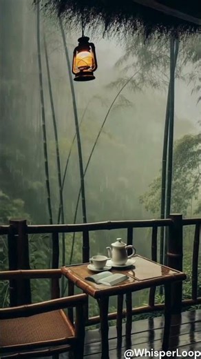 Peaceful Rain ASMR 🌧️ | WhisperLoop #shorts #asmr