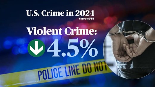 11K views · 56 reactions | Crime in the U.S. fell an estimated 4.5% in 2024 compared to 2023, with each subcategory also seeing a decrease, a new FBI report released Tuesday showed. Chicago Police Superintendent Larry Snelling told @CBSNews that improved community relations and expanded technology have helped officers on the beat. https://cbsn.ws/45D040w | CBS Evening News | Facebook