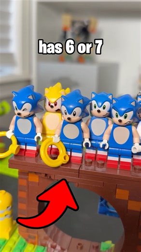 every LEGO sonic minifig ever made!