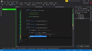 20.3 C# 的 LINQ Query 的几种基本操作