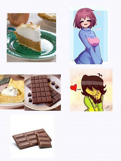 Frisk, Kris, and Chara's favorite foods. #undertale #deltarune #frisk #krisdeltarune #chara
