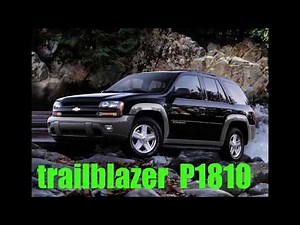 P1810 2002 Chevy Trailblazer, la transmisión no cambiará de marcha de forma intermitente.
