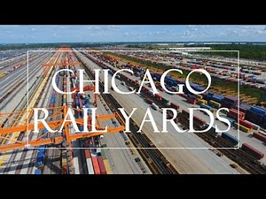 Chicago Rail Yards Captured By Drone