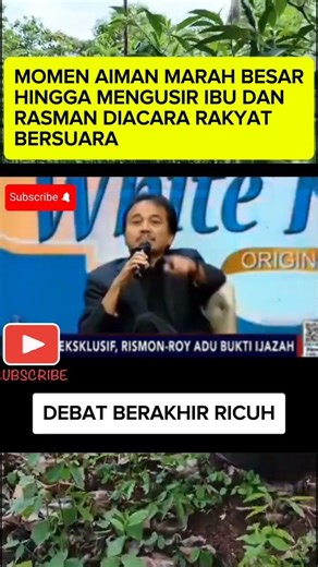 momen AIMAN marah besar hingga mengusir audiens #feedshorts #politics #viral #trending #viralshorts