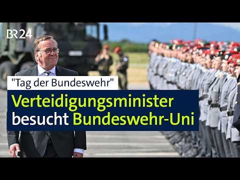 Verteidigungsminister Pistorius besucht Bundeswehr-Uni | BR24