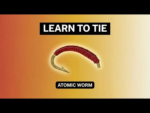 Atomic Worm Fly Tying Tutorial | Easy Trout Fly for High & Dirty Water (Quick Tie)