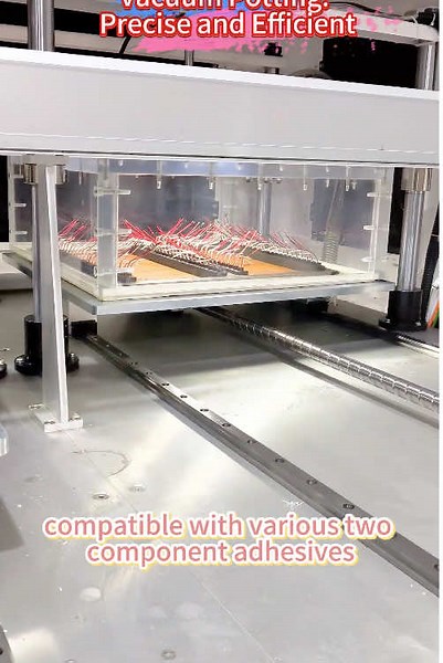 It has a strong vacuum sealing ability and is an all-in-one glue dispensing device with high efficiency.