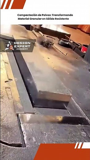 Compactación de polvos con prensa hidráulica 🧱⚙️ | Piezas densas sin fundición | DesignExpert