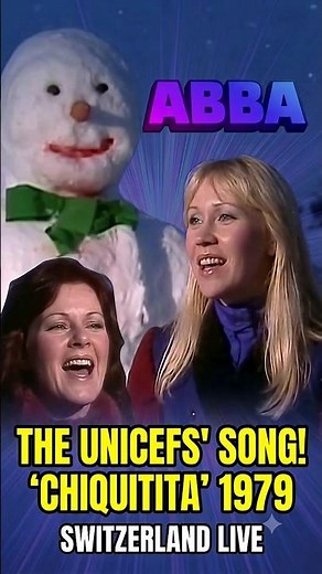 ABBA - Chiquitita (1979) 🎶 The Legendary Live in Switzerland! #shorts