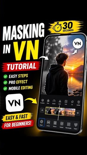 VN Masking Tutorial in 30 Seconds 🔥 #shorts #trending