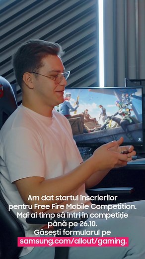 Domină arena Free Fire! Înscrie-te în competiție până pe 26.10 și ai șansa să câștigi un #GalaxyS22.