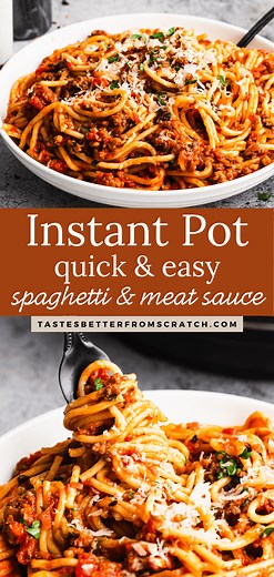 Easy Instant Pot Spaghetti - Ready in 30 Minutes!