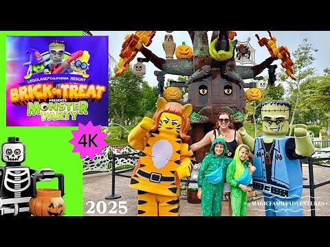 🍬[4K] Full Guide to Brick or Treat Monster Party 2025 at LEGOLAND California Resort🎃