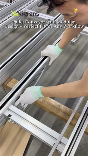 Boosting Production Speed with Smart Conveyors and Pallet Systems#conveyor