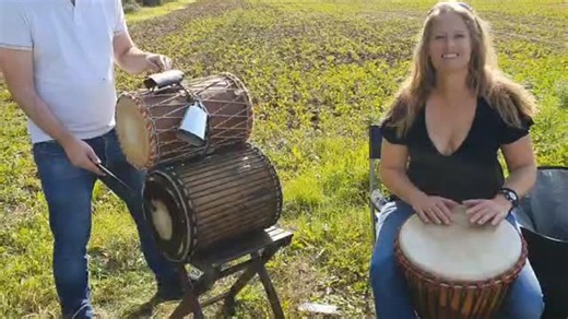 Petit extrait champêtre 🍄🌻#demo #djembe #debutants | Isabelle Guidon Percussionniste