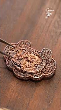 Ruyi Lock Filigree Inlay Art | Chinese Intangible Cultural Heritage Handmade Craft