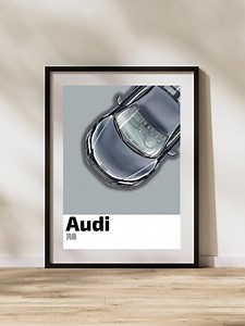 Audi R8 Poster: Sleek Supercar Wall Art Print (digital Download) - Etsy Australia