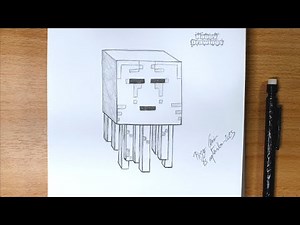 How to Sketch Ghast (Minecraft) | Easy Game Character Drawing