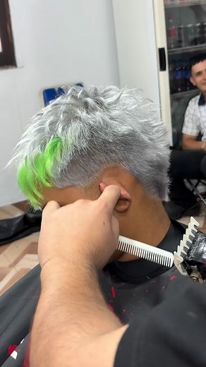 Paso a paso en pelo teñido😮‍💨💈 | Lazo Ismael