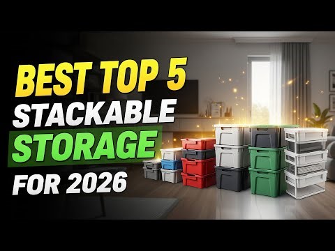 Best Top 5 Stackable Storage For 2026 | Smart Space-Saving Organizers