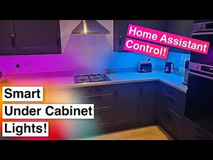 Installing Smart Kitchen Under Cabinet Lights — Controlled by Home Assistant!