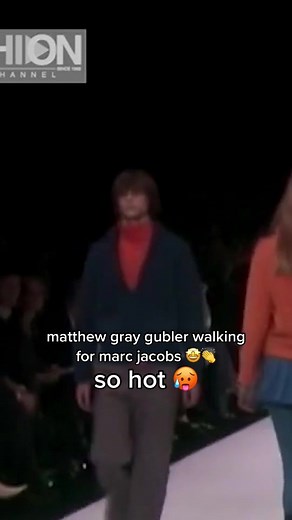 Matthew Gray Gubler Walking for Marc Jacobs Runway - Paris Fashion Week