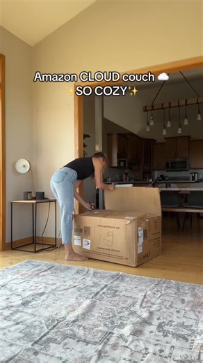 Oakley Finds on Instagram: "The Amazon Cloud Couch ☁️✨ Comment “COUCH” for the link or tap my bio for all the details! This couch is seriously the definition of cozy — soft, plush, and perfect for movie nights or lazy days at home 🤍 Once you sit, you’ll never want to get up! ✅ Super comfy cloud-like cushions ☁️ ✅ Chic + minimal design ✅ Perfect for cozy corners or living rooms ✅ Total comfort + aesthetic vibes ✨ Vid credits: kaylaephotography (tiktok) Tags: #couch #sofa #furniture #inter