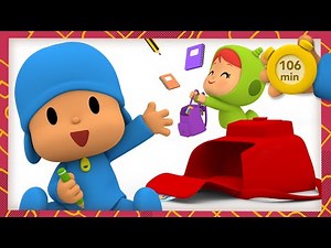 🎒 POCOYO AND NINA - My backpack for school [106 min] | ANIMATED CARTOON for Children | FULL episodes