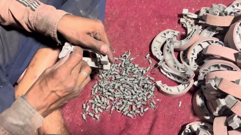 Crafting Honda Motorcycle Brake Shoes With Precision