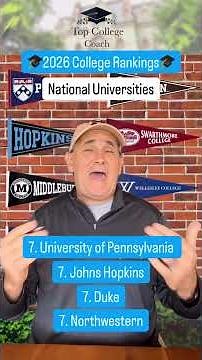 USNews College Rankings! Take a look at the National Universities. #usnews #collegerankings #college