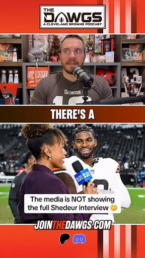 9.7K views · 15K reactions | The media is NOT showing the full Shedeur Sanders interview from after the game 樂 #fyp #clevelandbrowns #shedeursanders #praisegod #browns | The Dawgs - A Cleveland Browns Podcast | Facebook