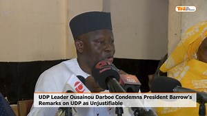 5.5K views · 72 reactions | UDP Leader Ousainou Darboe Condemns President Barrow’s Remarks on UDP as Unjustifiable | The Fatu Network | Facebook