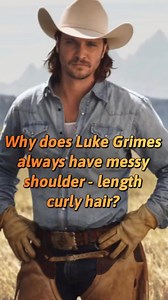 Why does Luke Grimes always have messy shoulder - length curly hair No one knows that he does this to conceal three shocking secrets. The first secret almost got him directly blacklisted by Kevin Costner.#celebrity #fyp #foryou #us #usa #celebrities #fypシ゚viral #hollywood #viral #tiktokviral #foryoupage | Celebrities Gossip123