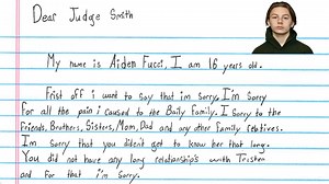 'Mom now i miss your lemon peper chicken' : Aiden Fucci pens apology letter to judge, Tristyn Bailey's family, his parents, community