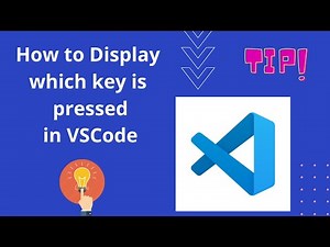 How to show which key is pressed in VS Code | Screencast Mode