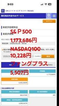 【企業型DC】S&Ｐ500増えてますよー。