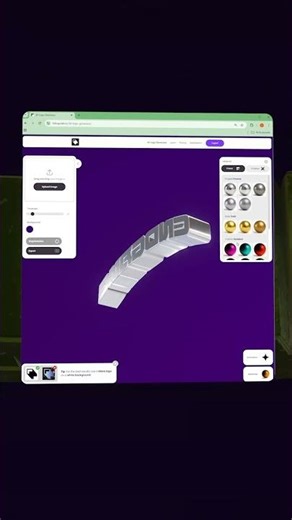 Free online 3D logo generator 🔥 #logodesign