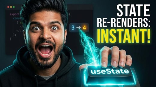 React useState Hook Explained | State Update UI Re-render with Code Example | Prafull Prince