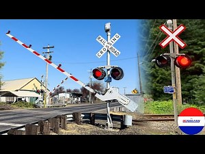 Railroad Crossings with Rare Bells Compilation