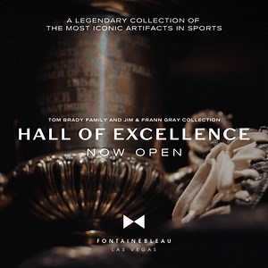 Discover a legendary collection of iconic sports artifacts at the Hall of Excellence. Locals enjoy 3 hours of complimentary self-parking. | Fontainebleau Las Vegas