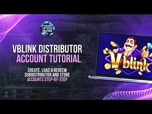Vblink (V-Power) Distributor Account Tutorial | Set Up Subdistributor and Store Agent Accounts