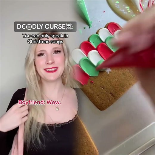 #pov You can only speak in Christmas songs or else.. #story #viral #acting #foryou #christmas #funny