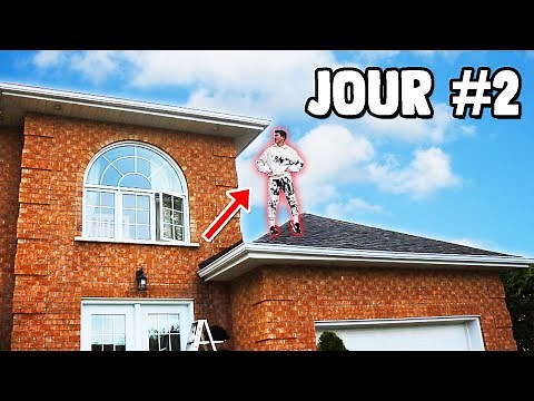 J'ai Passé 24H sur le TOIT D'UNE MAISON