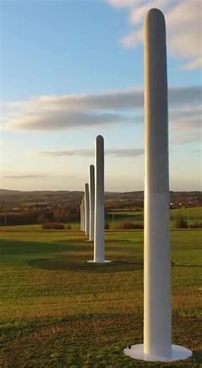 France has pioneered a bladeless wind turbine that produces electricity through vortex-induced vibrations instead of rotating blades. As wind flows past the vertical structure, oscillations are generated and converted into electrical energy using electromagnetic systems. Because there are no spinning parts, the turbine is silent, bird-safe, low-maintenance, and well suited for urban environments. While it doesn’t replace large turbines, it opens new possibilities for distributed wind power in ci