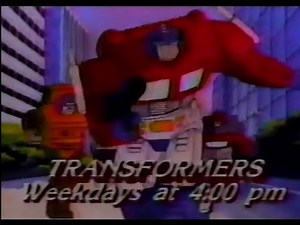 The Transformers Cartoon G1 Commercial - 80s
