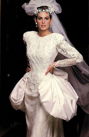 1980's Wedding Dresses BIG BOLD OUTRAGEOUS #bridal #fashion