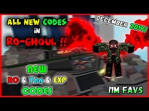 ALL NEW CODES on RO GHOUL !!? (December 2019) / Roblox